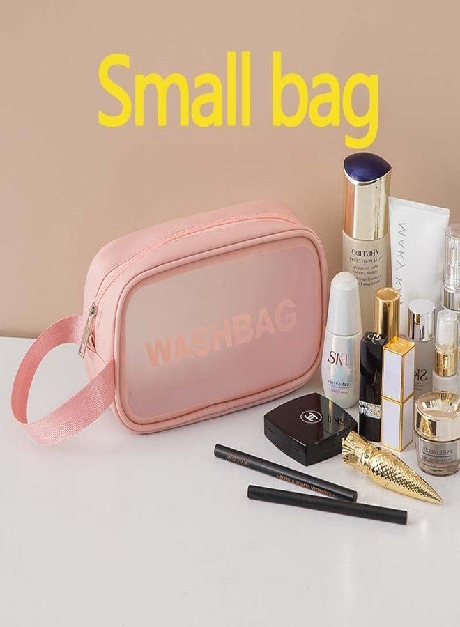 LYDL 2 Pack Toiletry Bag for Women Men, Transparent Waterproof Makeup Cosmetic Bag Travel Organizer for Accessories, Toiletries(Assorted Color) - Image 4